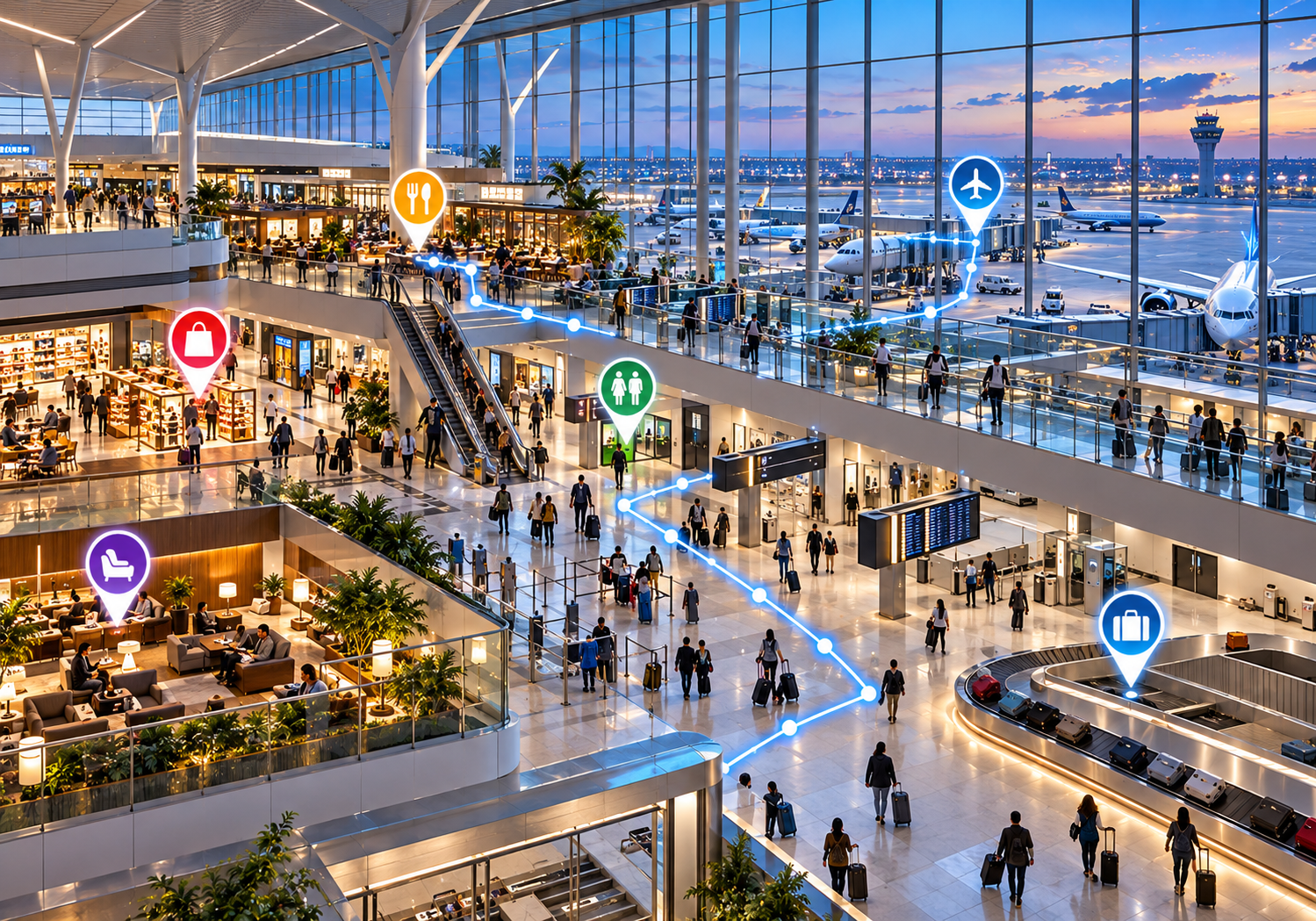 Interactive Airport Maps: The Future of Passenger Navigation